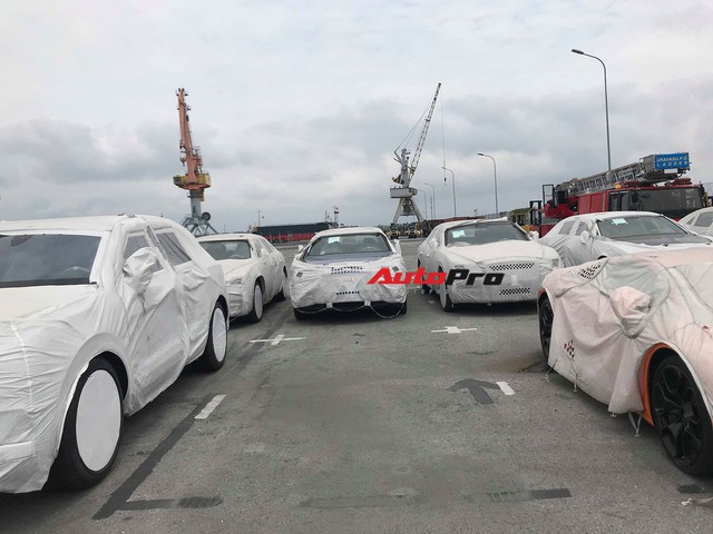 12 xe Bentley, Lamborghini chính hãng nằm ngoài trời tại cảng Hải Phòng chờ thông quan - Ảnh 3.