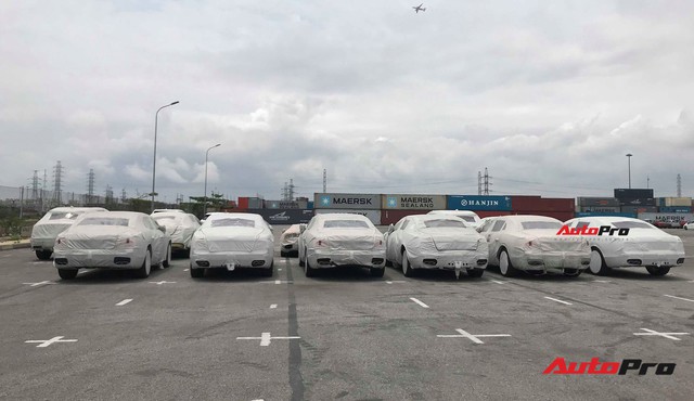 12 xe Bentley, Lamborghini chính hãng nằm ngoài trời tại cảng Hải Phòng chờ thông quan - Ảnh 2.