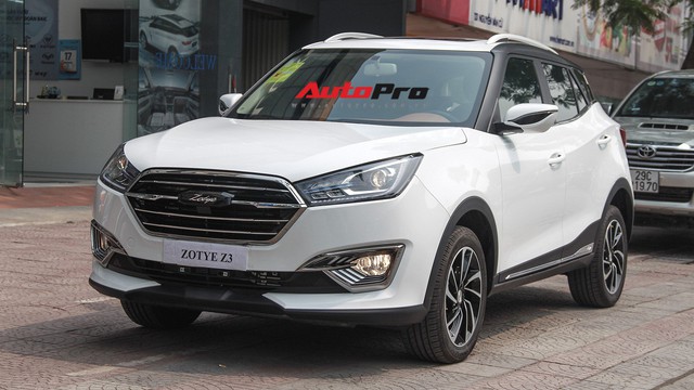 Zotye Z3 – “Xe cỏ” trang bị nhiều như xe sang, giá 518 triệu đồng đã bao gồm trước bạ