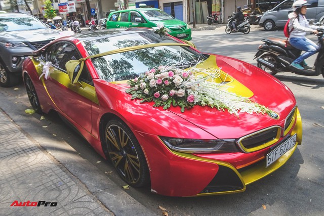 Xe hoa BMW i8 dán decal phong cách Iron Man tại Sài Gòn - Ảnh 11.