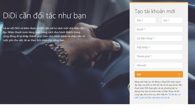 Ứng dụng Didi nhái "vua gọi xe Trung Quốc" tiếp tục xuất hiện tại Việt Nam, chiêu mộ tài xế cũ của Uber