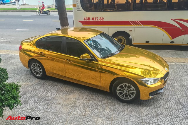Kỳ công “dát vàng” phong cách dân chơi UAE cho chiếc BMW của chủ khách sạn tại Đà Nẵng - Ảnh 3.