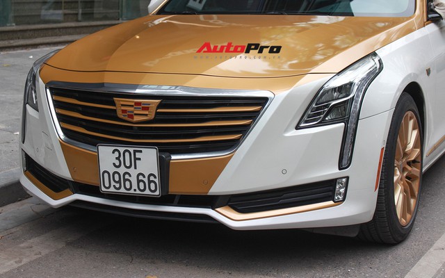 Cadillac CT6 Premium Luxury đổi màu phong cách dân chơi Dubai tại Hà Nội - Ảnh 6.