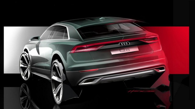 Audi bất ngờ hé lộ Q8 2018 đầy góc cạnh