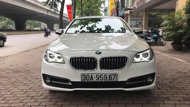 BMW 520i 2014 lăn bánh 40.000km bán lại giá 1,45 tỷ đồng tại Hà Nội