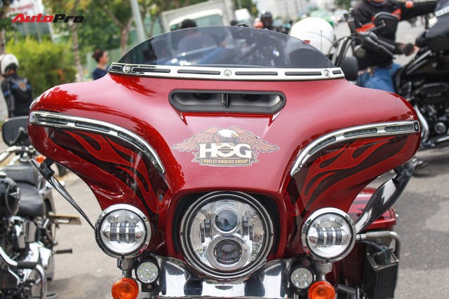 Chùm ảnh hơn 100 xe Harley-Davidson diễu hành, vượt đèo Hải Vân - Ảnh 4.