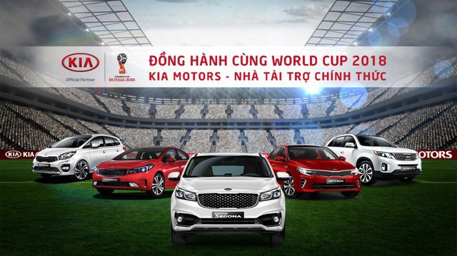 Kia Việt Nam đồng hành cùng World Cup 2018