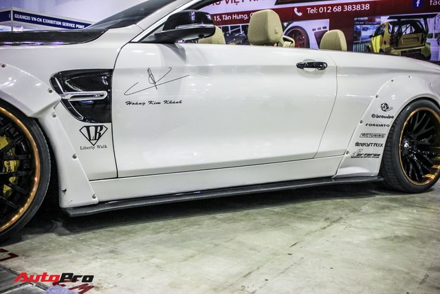 Đại gia sở hữu siêu xe Lamborghini Aventador đắt nhất Việt Nam độ Liberty Walk hầm hố cho BMW 4-Series mui trần - Ảnh 3.