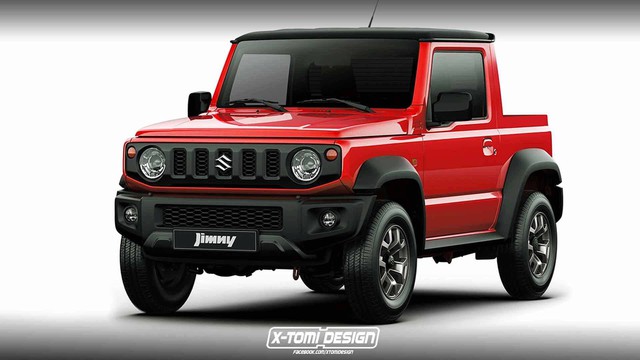 Thêm ảnh vui về Suzuki Jimny hóa bán tải, SUV 4 cửa - Ảnh 3.