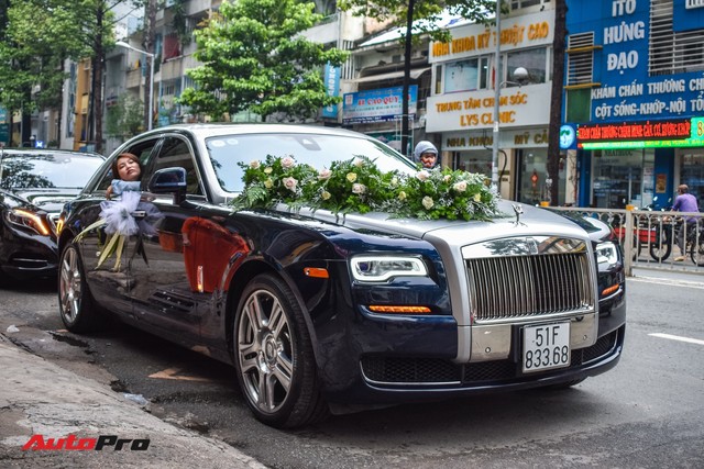 “Ma trận” siêu xe và xe siêu sang trong đám cưới tại Sài Gòn: Hoa mắt không biết đâu mới là xe dâu - Ảnh 8.