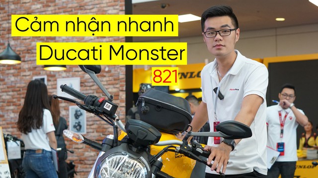 Cảm nhận nhanh Ducati Monster 821 2018 giá 400 triệu đồng