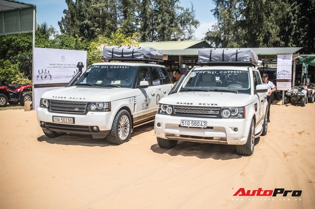 Dàn Range Rover của ông chủ cafe Trung Nguyên trổ tài offroad tại Bàu Trắng trong hành trình xuyên Việt - Ảnh 8.