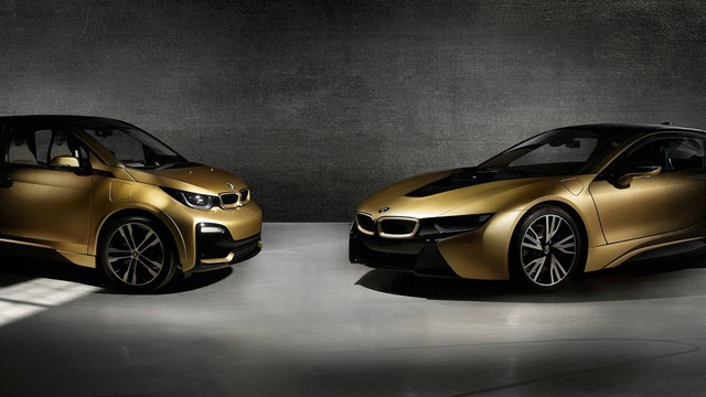BMW tung bản đặc biệt cho i3 và i8 dát vàng 24 carat - Ảnh 1.