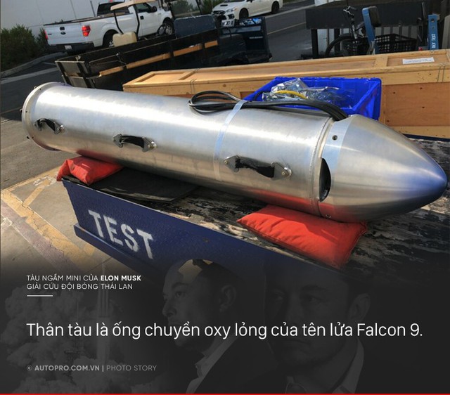 [Photo Story] Có gì đặc biệt trong tàu ngầm mini Tesla mang tới giải cứu các cầu thủ Thái Lan - Ảnh 1.