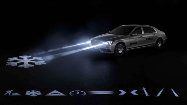 Mercedes-Benz tiếp tục khoe Digital Light - Đèn pha trình diễn ánh sáng của tương lai - Ảnh 1.
