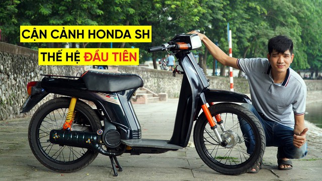 Thợ Việt hồi sinh Honda SH đời đầu 1984 từ đống phế liệu thành hàng hiếm trên phố