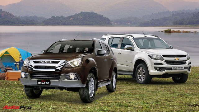 Mua SUV 7 chỗ rẻ nhất: Chọn Isuzu mu-X hay Chevrolet Trailblazer?