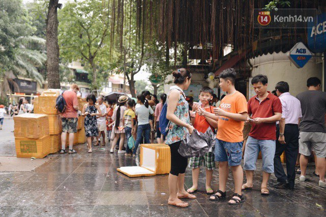 Ảnh: Người dân Hà Nội tấp nập đổ về phố đi bộ vui chơi dịp nghỉ lễ Quốc khánh 2/9 bất chấp trời mưa - Ảnh 4.