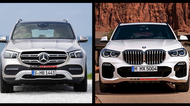 So găng thiết kế Mercedes-Benz GLE và BMW X5 2019: Một con đường, hai ngã rẽ