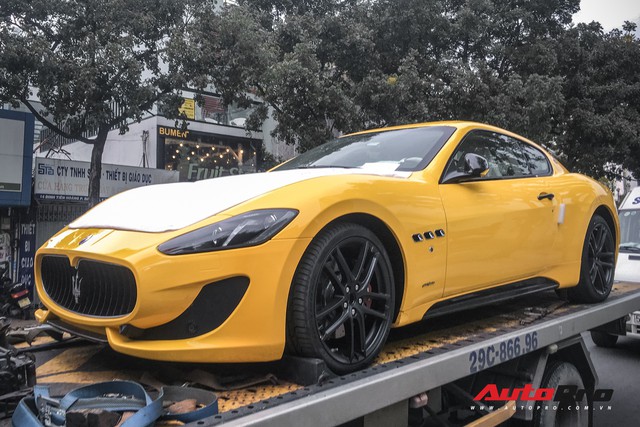 Maserati Granturismo Sport màu vàng đầu tiên Việt Nam cho đại gia mê hàng độc - Ảnh 6.