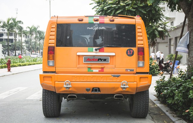 Hummer H2 màu cam độc nhất Việt Nam - Xe khủng cho dân chơi cá tính - Ảnh 12.