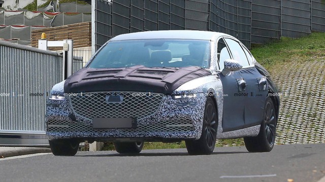 Xe sang Hàn Quốc Genesis G80 2020 thăm dò 3 ông lớn xe sang nước Đức