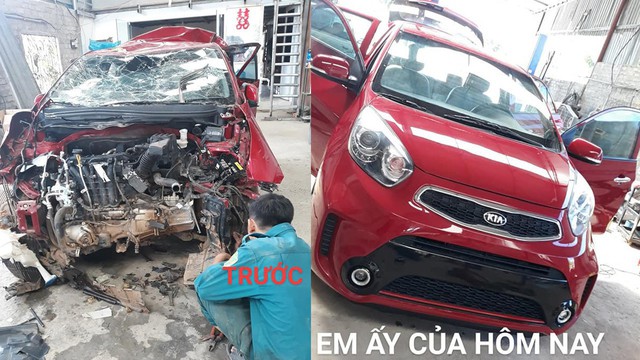 Kia Morning được hồi sinh từ đống sắt vụn và lời chia sẻ "rùng mình" từ người bán ô tô cũ