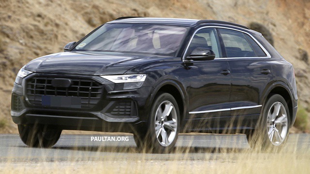 Audi Q8 bất ngờ lộ diện những hình ảnh thực tế đầu tiên