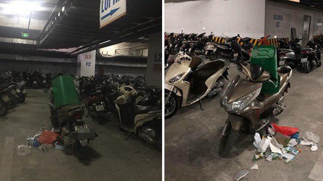 Nửa đêm xuống hầm gửi xe, nhiều người không khỏi kinh ngạc với cảnh tượng trước mắt