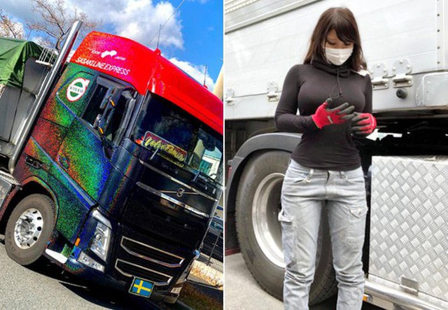 Cô gái bỗng nổi như cồn vì được mệnh danh là “nữ tài xế xe tải xinh đẹp nhất Nhật Bản” - Ảnh 1.