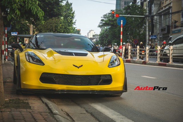 Chevrolet Corvette Z06 duy nhất tại Hà Nội độ cánh gió kích thước khủng - Ảnh 1.