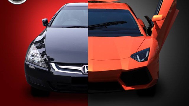 Lamborghini Aventador độ như thật từ Honda Accord