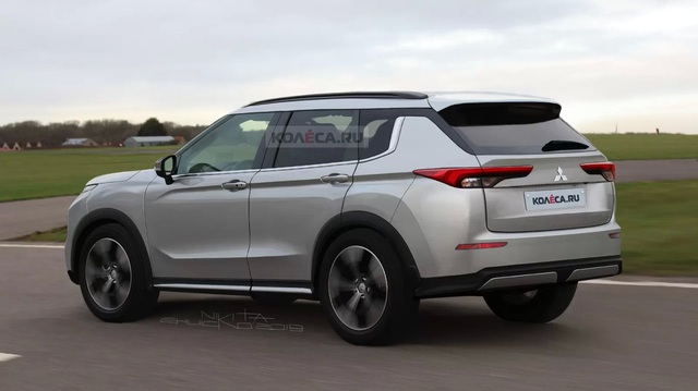 Đây là hình dáng của Mitsubishi Outlander thế hệ mới, cạnh tranh Honda CR-V