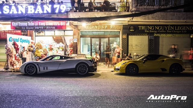 Thần gió Pagani Huayra và dàn xe khủng rủ nhau tham dự sinh nhật của đại gia Sài Gòn - Ảnh 4.