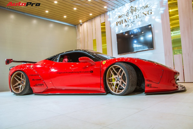 Chủ Ferrari 458 Italia độ Liberty Walk độc nhất Việt Nam chi 2 tỷ đồng để tân trang xe - Ảnh 1.