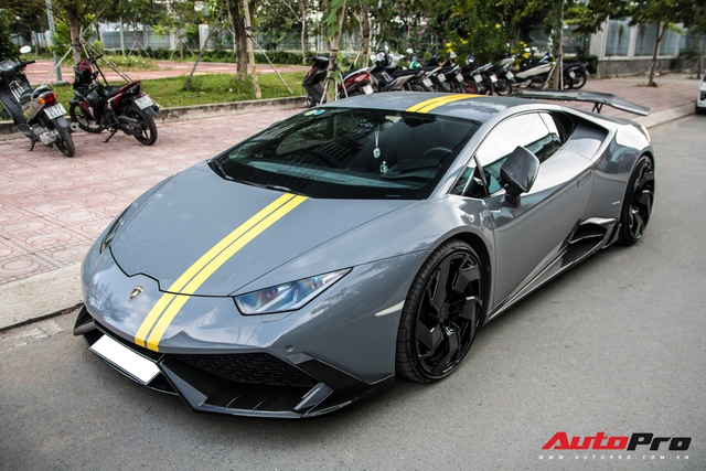 Đại gia Việt bắt trend, lột xác Lamborghini Huracan độ Mansory với ngoại thất màu xi-măng - Ảnh 7.