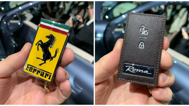 Siêu xe Ferrari Roma lộ ảnh chìa khoá, đảm bảo ai nhìn qua cũng biết bạn sở hữu xe gì