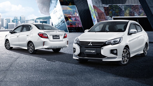 Vừa ra mắt, Mitsubishi Mirage/Attrage mang bộ mặt Xpander lập tức có bodykit ngoại thất hầm hố hơn