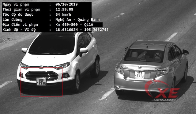 Xe biển xanh vượt tốc độ, biển trắng nhận trát phạt, camera có vấn đề? - Ảnh 2. Xe biển xanh vượt tốc độ, biển trắng nhận trát phạt, camera có vấn đề? - Ảnh 2.