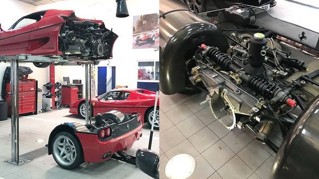 'Bó tay' trước công đoạn thay thế ly hợp phức tạp trên Ferrari F50 giá triệu USD