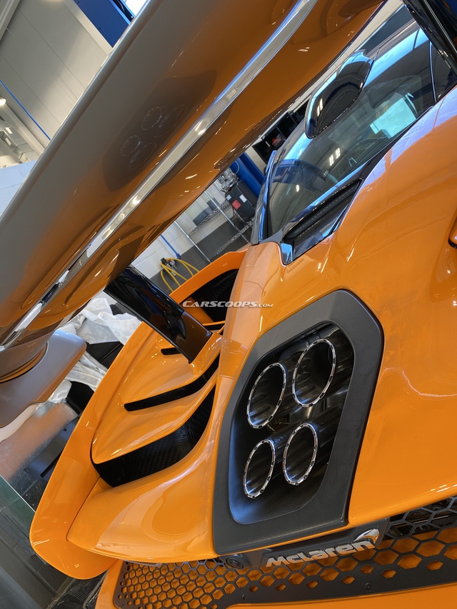 McLaren Senna ban sieu hiem voi dung 3 chiec tren the gioi lan dau xuat hien bang xuong bang thit