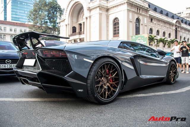 Cận cảnh lớp áo bắt trend trên chiếc Lamborghini Aventador bản độ của đại gia Bạc Liêu - Ảnh 12.