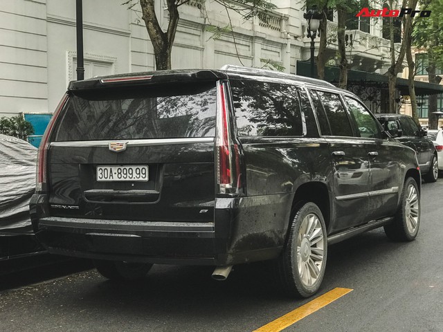 ‘Khủng long’ Cadillac Escalade ‘thùng dài’ đeo biển số tứ quý 9 phát mãi của đại gia Hà thành - Ảnh 3.