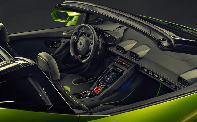 Lamborghini Huracan Evo mui trần hứa hẹn khuấy đảo triển lãm Geneva - Ảnh 6. Lamborghini Huracan Evo mui trần hứa hẹn khuấy đảo triển lãm Geneva - Ảnh 6.