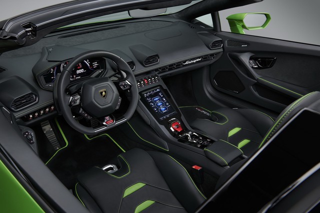 Lamborghini Huracan Evo mui trần hứa hẹn khuấy đảo triển lãm Geneva - Ảnh 5. Lamborghini Huracan Evo mui trần hứa hẹn khuấy đảo triển lãm Geneva - Ảnh 5.