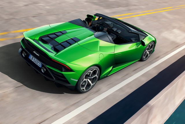 Lamborghini Huracan Evo mui trần hứa hẹn khuấy đảo triển lãm Geneva - Ảnh 7.