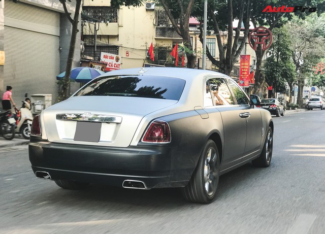 Rolls-Royce Ghost EWB cực hiếm tại Việt Nam dán decal phong cách cafe Trung Nguyên - Ảnh 7.