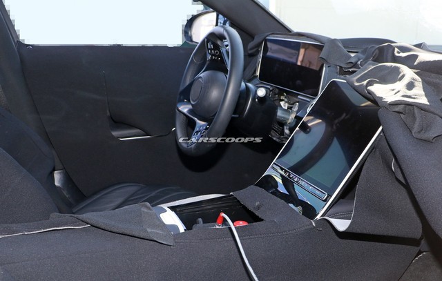 Mercedes-Benz S-Class thế hệ mới lộ thêm ảnh nội thất: Màn hình và đồng hồ to hơn cả iPad Pro 12.9 - Ảnh 2.