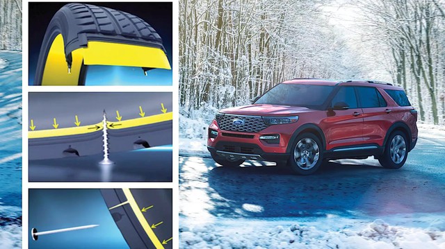 Ford Explorer thế hệ mới đi qua đinh thoải mái mà không sợ tốn hàng triệu đồng thay lốp