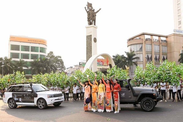 Dàn xe khủng của ông chủ cafe Trung Nguyên chở theo Hoa hậu và Á hậu, sẵn sàng hành trình xuyên Việt 2019 - Ảnh 9.